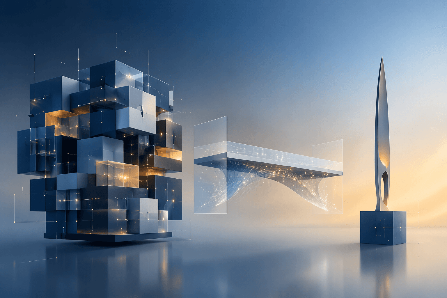 Three procurement AI architectures shown as a full suite, an orchestration overlay, and a specialist point solution