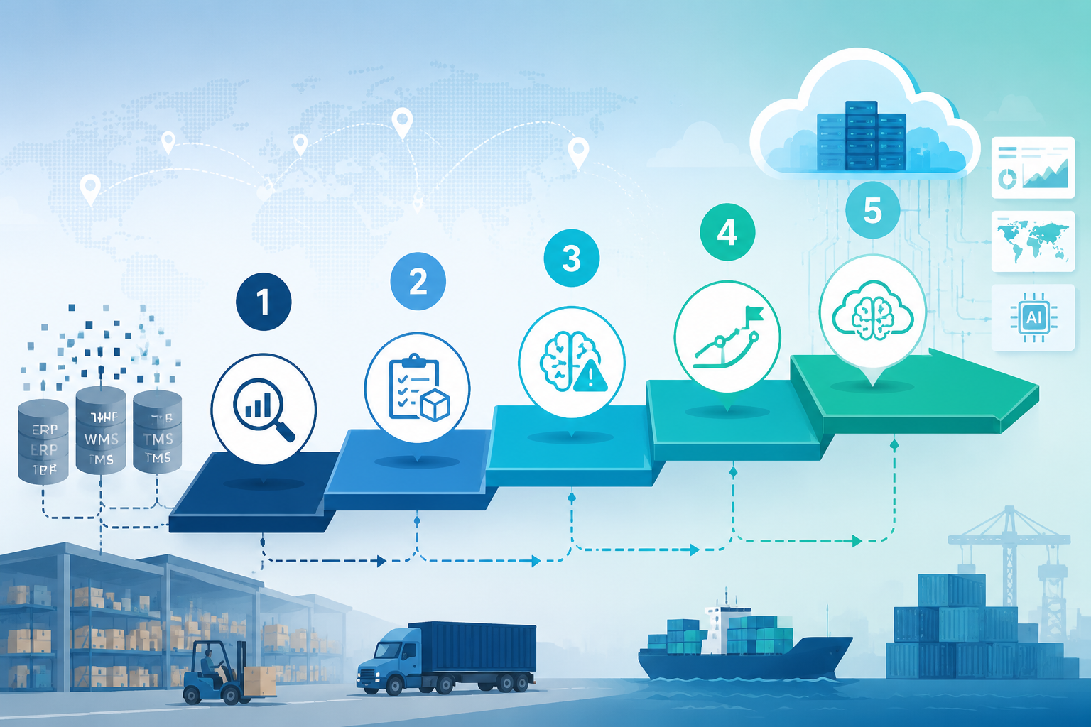 A Five-Phase Cloud Migration Roadmap for Supply Chain AI