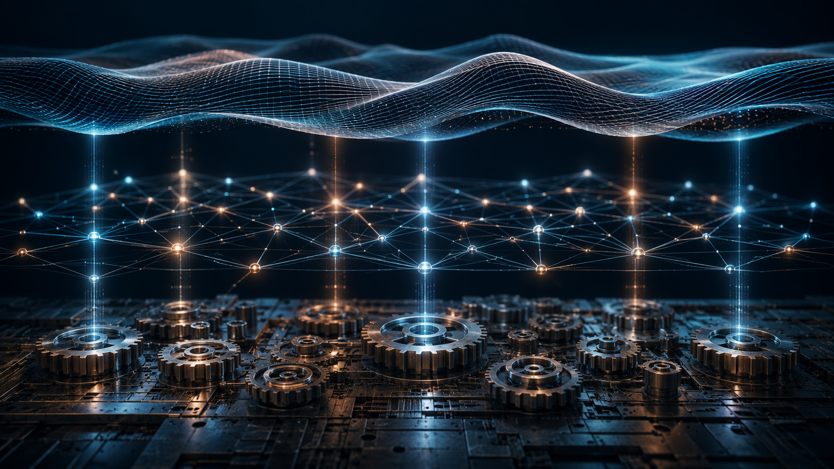 Layered industrial, network, and integration systems connected by light bridges