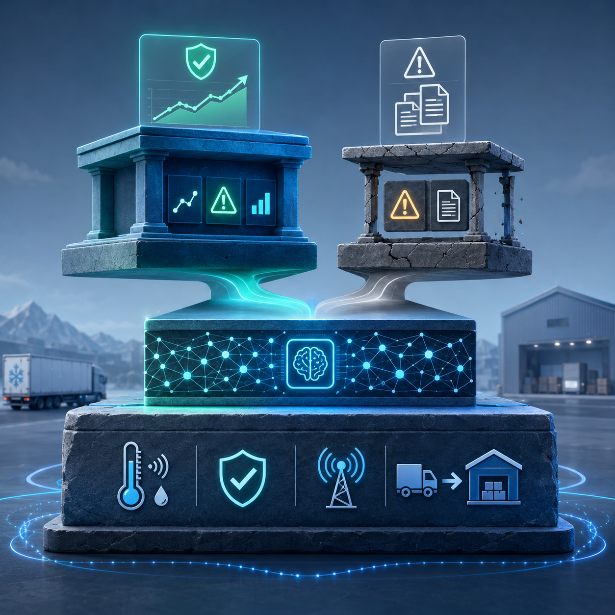 Data quality foundation supporting predictive cold chain monitoring outcomes