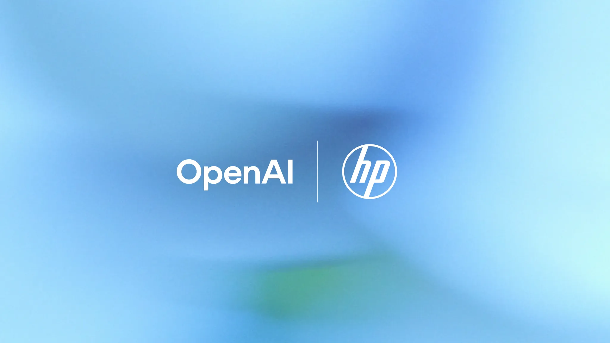 HP and OpenAI co-branded Frontier partnership announcement image