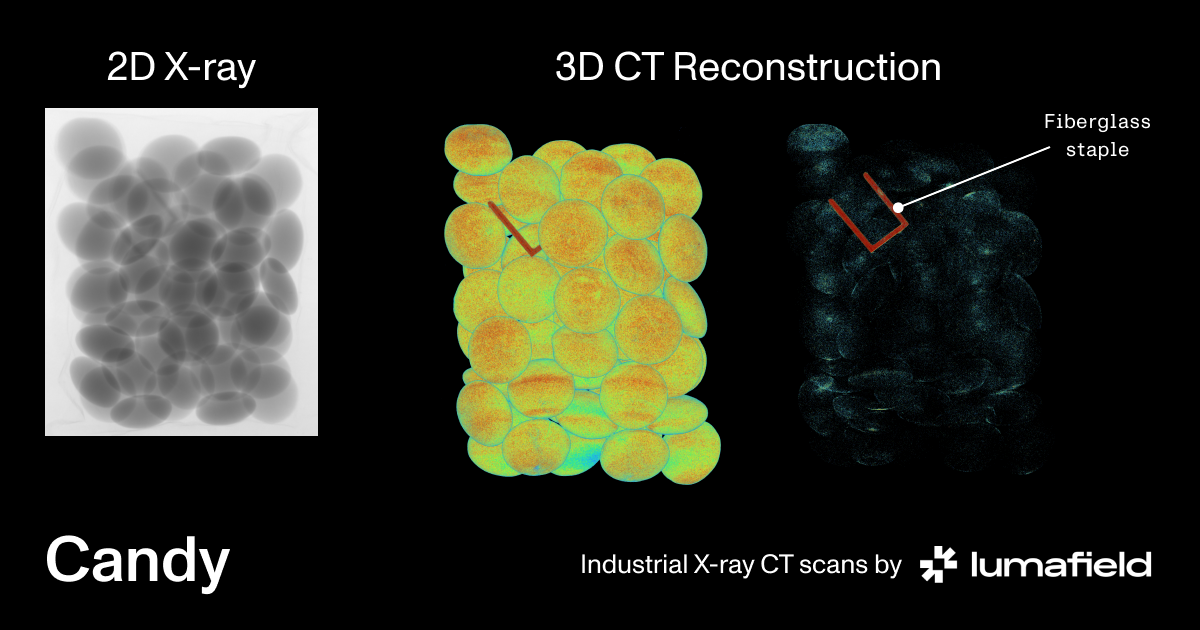 Industrial CT scan cross-sections revealing hidden packaging defects before shipment