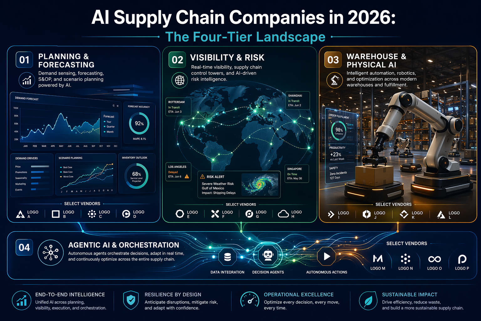 AI Supply Chain Companies: Planning vs. Execution — Which Vendors Do What