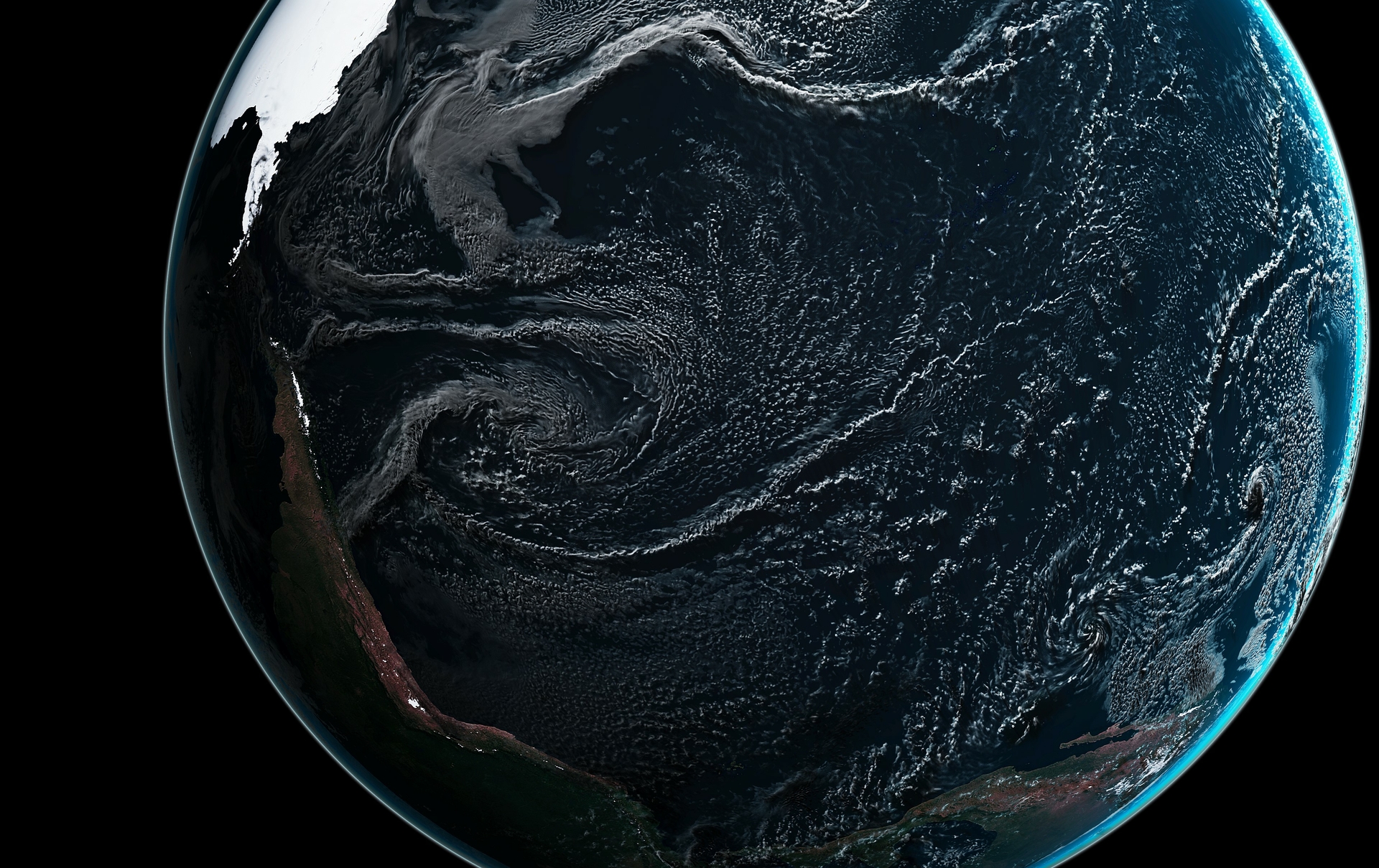 Nvidia Earth-2 high-resolution global weather simulation on a 3D Earth model