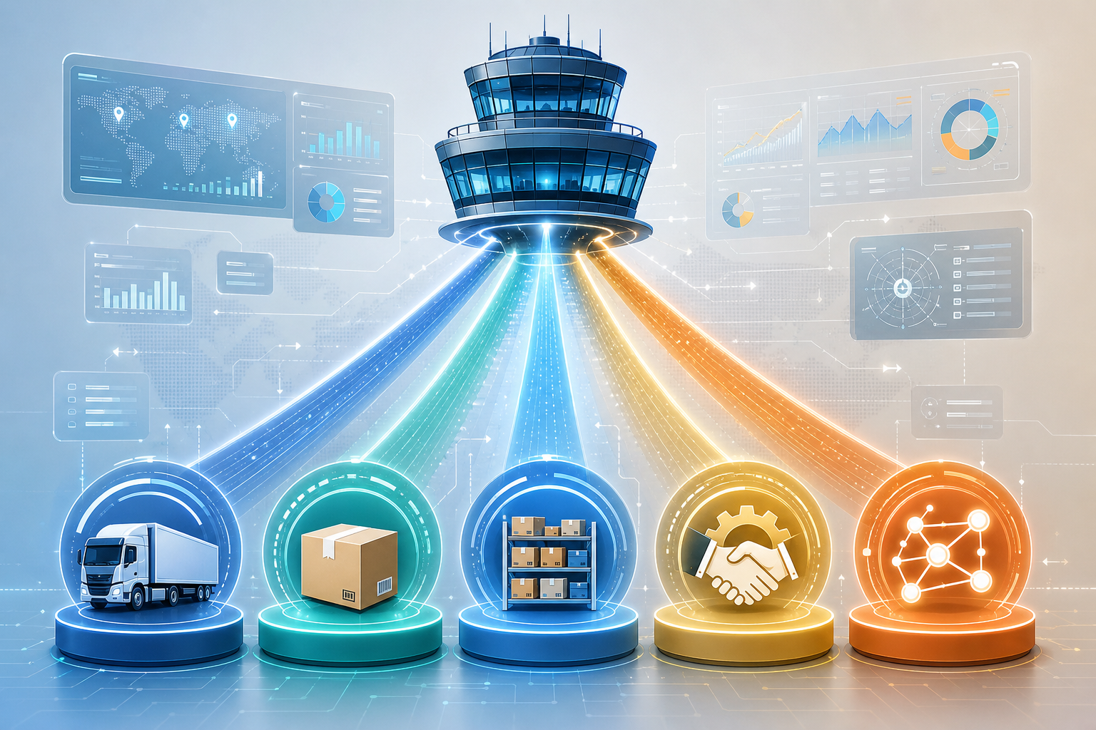 The Five Functional Types of Supply Chain Control Towers: Logistics, Fulfillment, Inventory, Supply Assurance, and End-to-End